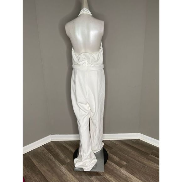 NWT Black Halo Genesis Silk Jumpsuit $390 - Picture 7 of 8